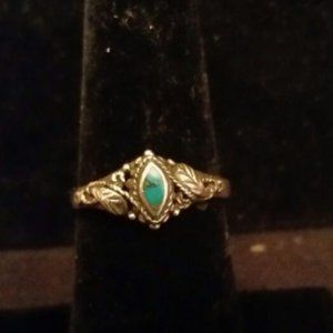 Vintage Sterling Silver SW Turquoise Ring